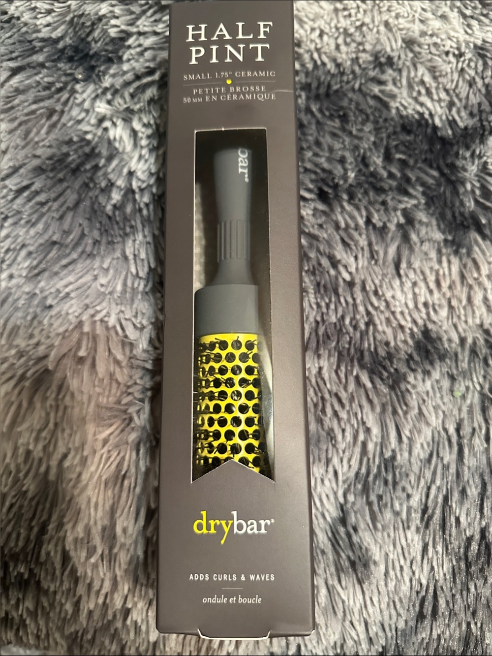 Drybar Half Pint Ceramic Round Brush — Yellow & Black Accents